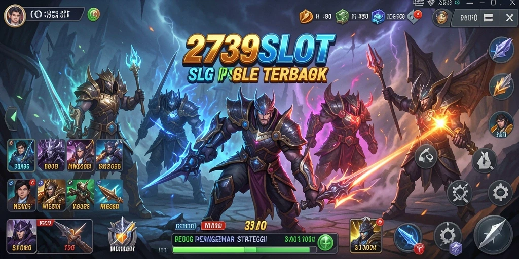 Tampilan gameplay SLG yang intens dan mendebarkan di 2739SLOT.