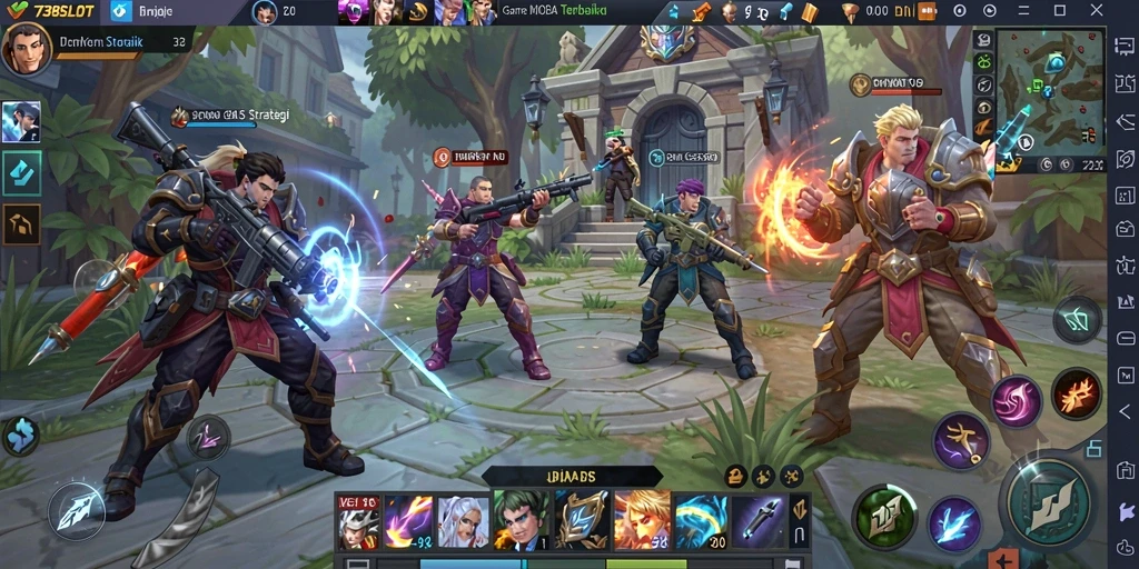 Tampilan gameplay seru dan strategis dalam 738SLOT.