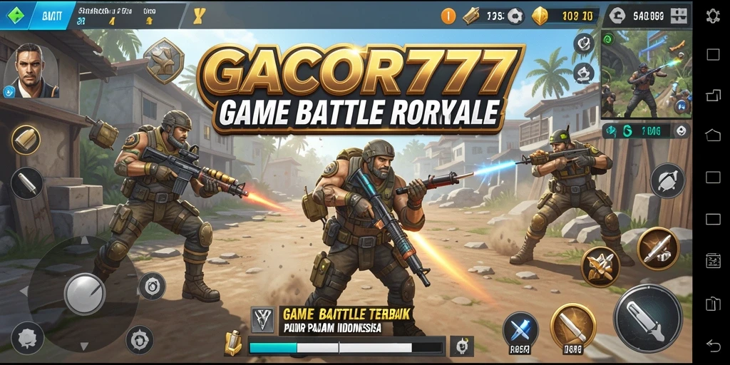 Gameplay GACOR777 yang mendebarkan dalam pertempuran Battle Royale.