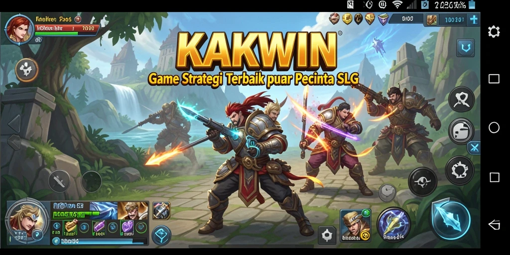 Tampilan gameplay KAKWIN yang menarik dan strategis.