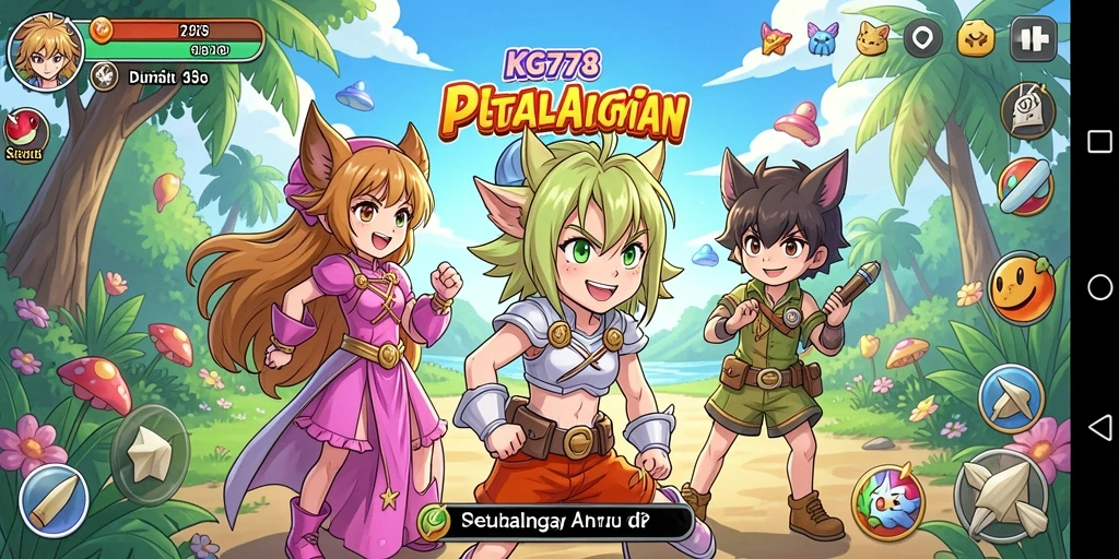 Screenshot gameplay anime yang menarik dari KG778.