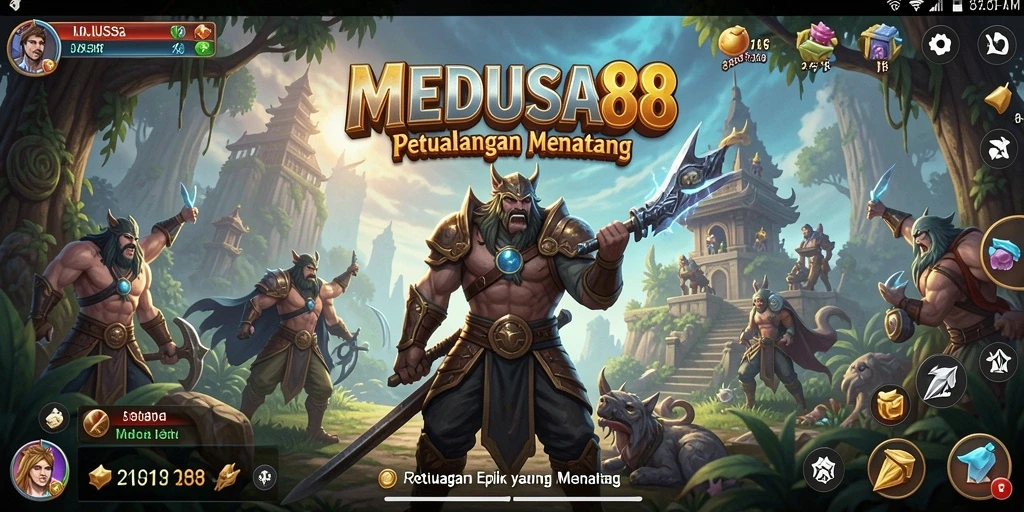 Gambaran gameplay <strong>MEDUSA88</strong> yang seru dan menantang.
