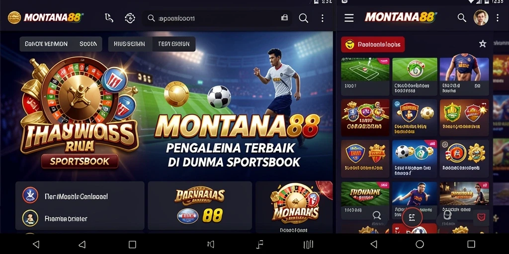 Tampilan menarik dari gameplay <strong>MONTANA88</strong> saat memasang taruhan olahraga.