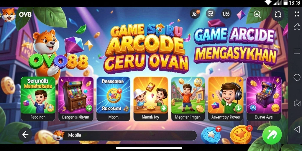 Screenshot OVO88 menampilkan gameplay seru yang menghibur.