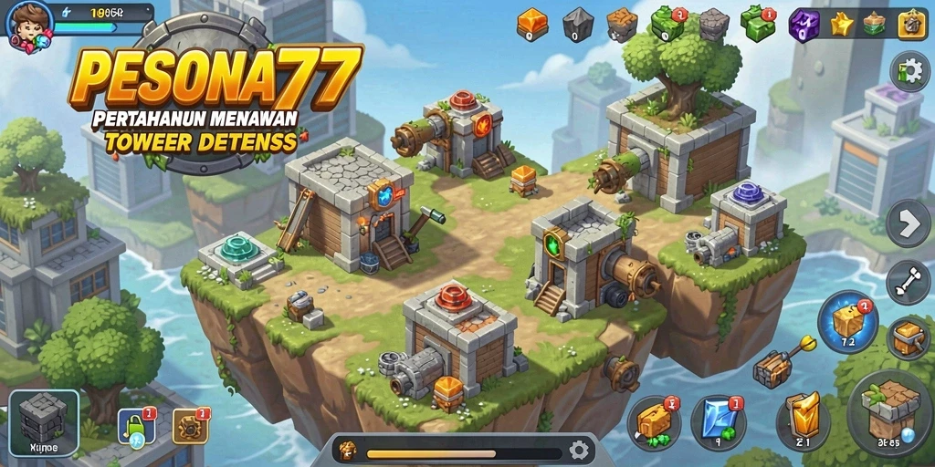 Tangkapan layar dari gameplay seru PESONA77 di Tower Defense.