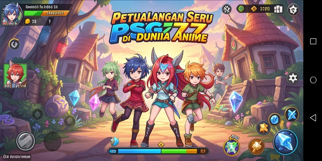 Tangkapan layar gameplay PSG77 yang seru dan mendebarkan di dunia Anime.